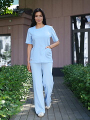 Костюм медицинский женский | Бл-385+Б-137 либерти люкс