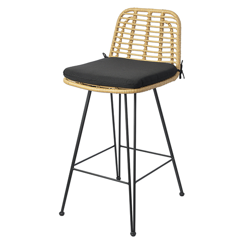 Стул полубарный Bergenson Bjorn Vetle Flat, ротанг