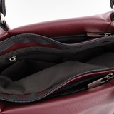 Сумка Саломея 607 наппа бордо + черный