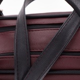 Сумка Саломея 269 наппа бордо + черный