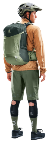 Картинка рюкзак велосипедный Deuter Trans Alpine Pro 28 Grove/Ivy - 4