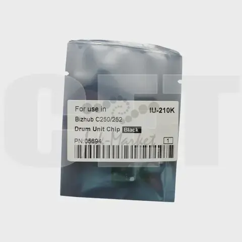 Чип драм-юнита для KONICA MINOLTA Bizhub C250/C252 (CET) Black, (WW), 70000 стр., CET5694