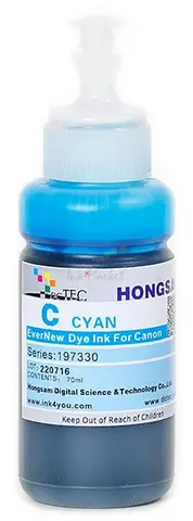 Чернила DCTec водорастворимые G540 EverNew Cyan (голубой) с дозатором 70 мл