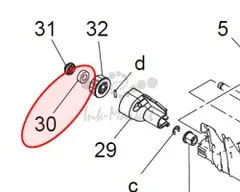 Konica Minolta Ball bearing original A0TK397501