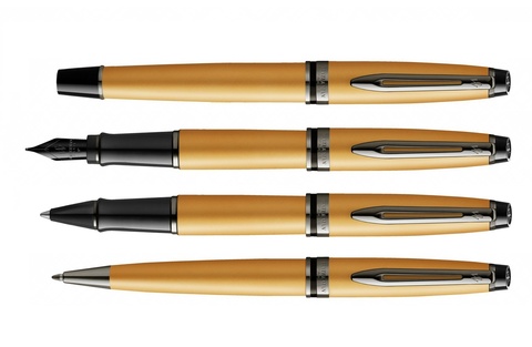 Ручка-роллер Waterman Expert Metallic, Gold RT (2119259)