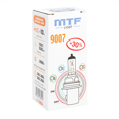 Галогеновые лампы MTF Light Standard+30% HB5 9007