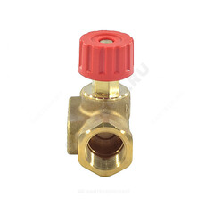 Клапан запорный ручной латунь CDT Ду 40 Ру16 ВР Kvs=10м3/ч без ниппелей Danfoss 003Z7695 .