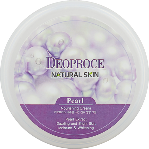 Deoproce Natural Skin Крем для лица и тела питательный с экстрактом жемчуга Deoproce Natural Skin Pearl Nourishing Cream 100 г