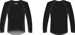 Кофта термобелье KV+ Coccola top man black 25U108.1