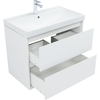 Aquanet 336369 Тумба Милан 80 цв. белый глянец (336369)