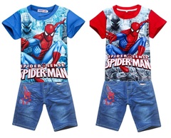 Человек паук комплект футболка и шорты для мальчика