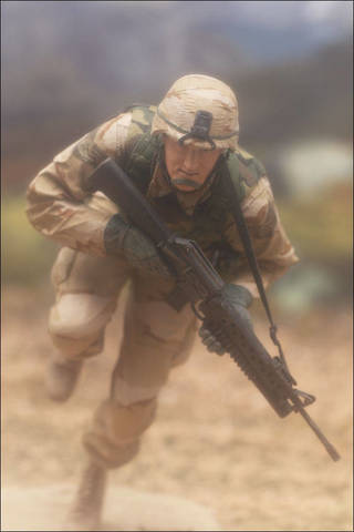 Милитари фигурка Боец спецподразделения ВВС Армии США