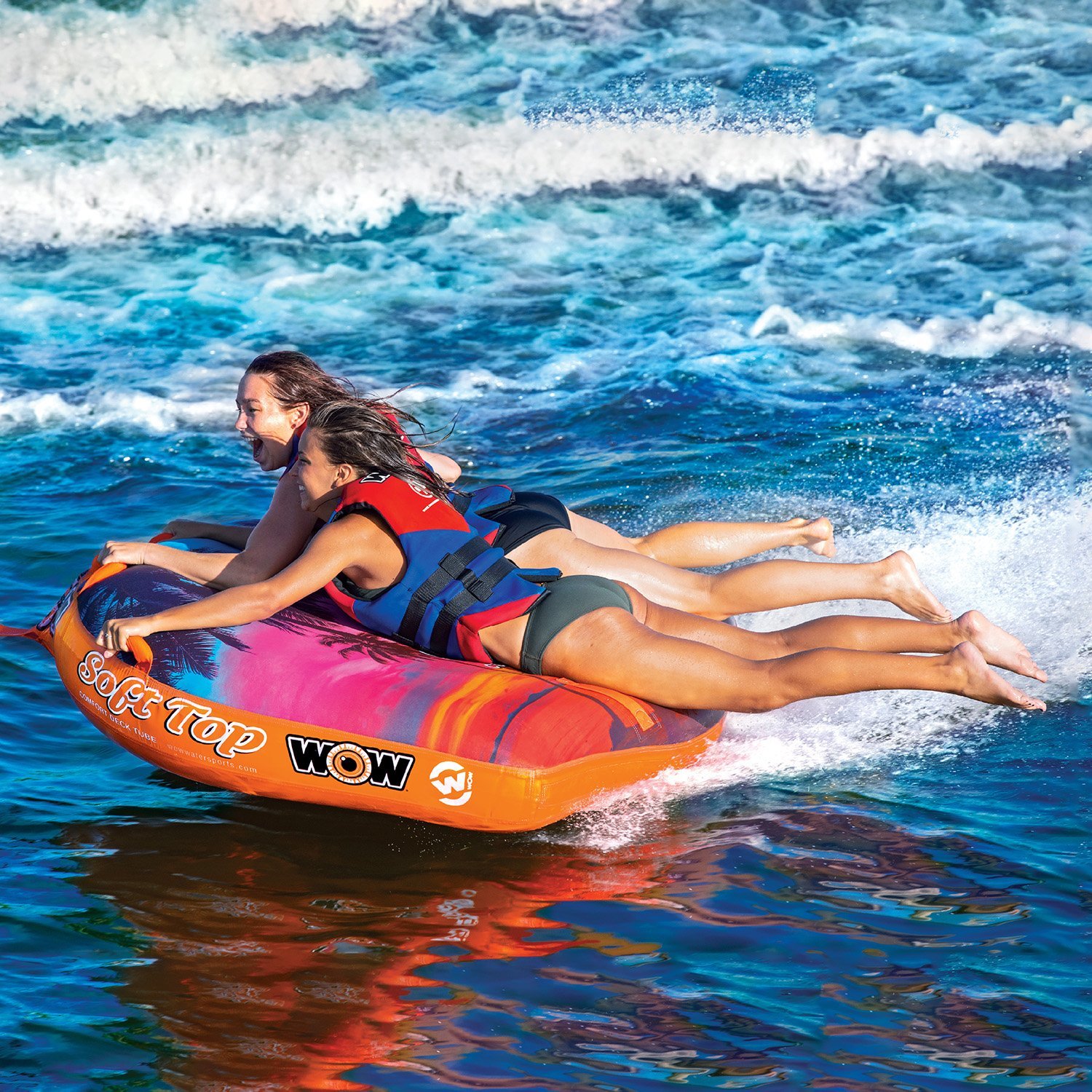 Towable ski tube "Summertime", 2 person