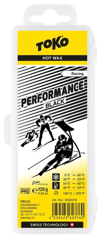 Картинка парафин базовый Toko performance 120 g black - 1