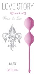 Розовые вагинальные шарики Fleur-de-lisa - 