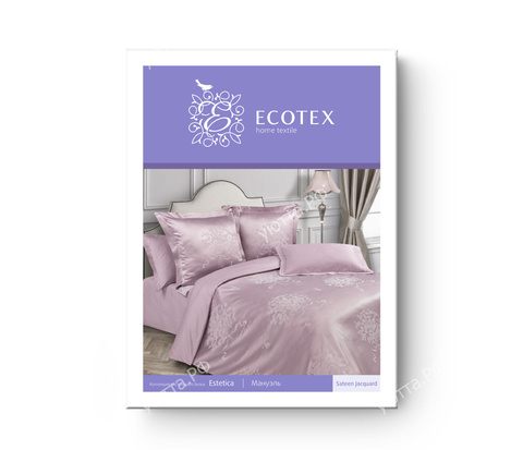 Постельное бельё Ecotex Эстетика сатин-жаккард (2 сп) - Мануэль - купить 2