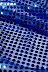 Трикотаж Пайетки, 61 гр/м2, 110 см, электрик