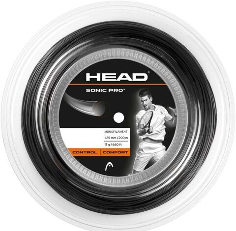 Теннисные струны Head Sonic Pro (200 m) - black