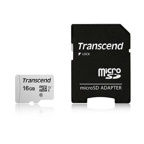 Карта памяти Transcend TS16GUSD300S-A 16Gb