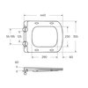 BelBagno BB5046SC CARINA Сиденье дюропласт, soft close, металлическое крепление BB5046SC