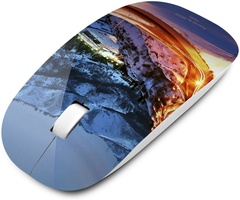 Мышь Delux DLM-111OUD Медео голубой