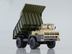 BELAZ-7522 Dump truck late beige-khaki 1:43 Dealer models BELAZ