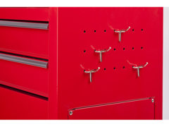 STAYER 616 х 330 х 742 мм, комбо, инструментальная тележка с 2 полками + ящик с 7 полками (38909-K)