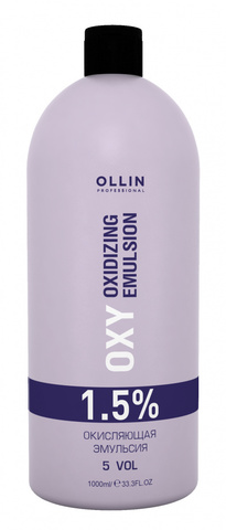 OLLIN performance oxy 1,5% 5vol. окисляющая эмульсия 1000мл/ oxidizing emulsion