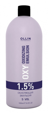 OLLIN performance oxy 1,5% 5vol. окисляющая эмульсия 1000мл/ oxidizing emulsion