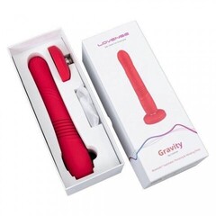 Фрикционный и вибрирующий фаллоимитатор Gravity Lovense (с управлением через приложение)