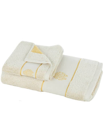 Набор полотенец 2шт Roberto Cavalli Gold New sabbia 886 песочный