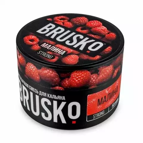 Бестабачная смесь для кальяна Brusko Strong Малина 50гр