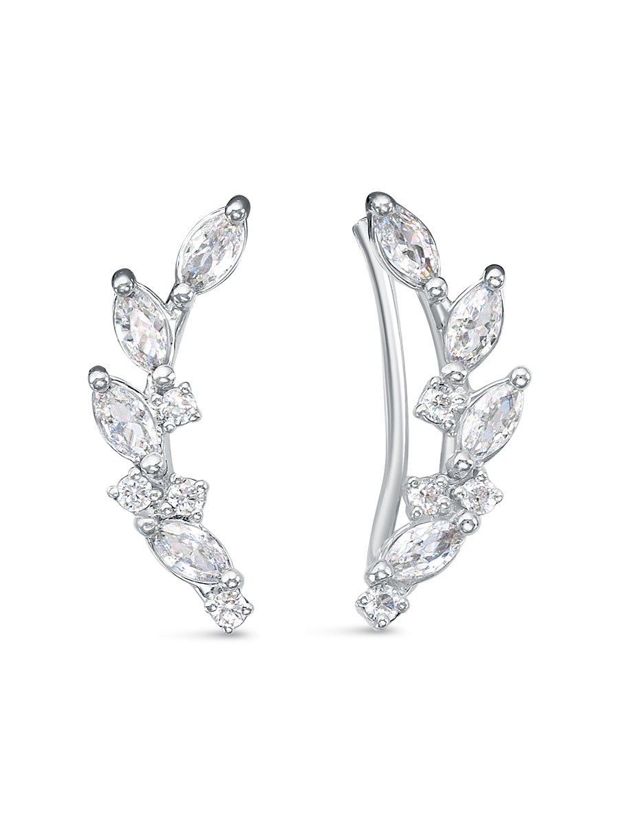 Серьги клаймберы Нимфа – купить за 1 890 ₽ | SILVERME