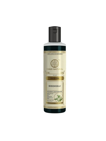 Herbal Hair Oil Khadi BHRINGRAJ, Khadi Natural (Масло для роста волос БРИНГРАДЖ, Для здоровья волос, Кхади), 210 мл.