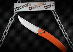 Складной нож SRM 9211-GJ Satin сталь 8Cr13MOV рукоять Orange G10