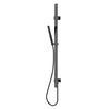 D48088.073 BOSSINI APICE Душевая штанга FLAT из латуни 110 см..,душевая лейка ,шланг Cromolux 150 см, цвет черный матовый