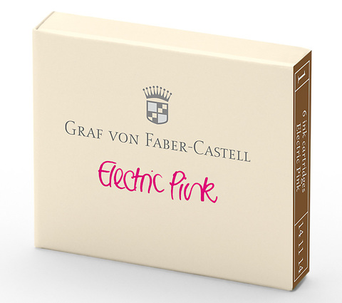 Картриджи с чернилами Graf von Faber-Castell Electric Pink (141114)
