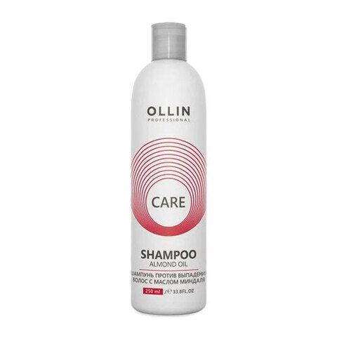 OLLIN Care Almond Oil Shampoo - Шампунь против выпадения волос с маслом миндаля