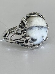 Агат (кольцо из серебра )