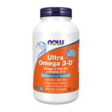 Ультра Омега 3 + Витамин Д3, Ultra Omega 3-D, Now Foods, 180 капсул 1