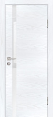Дверь P-8 / Цвет Дуб скай белый / белоснежный лакобель / Двери PROFILO PORTE