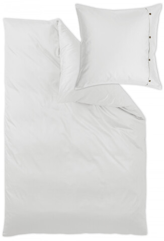 Постельное белье 1.5 спальное Curt Bauer Tender 9028 offwhite белое