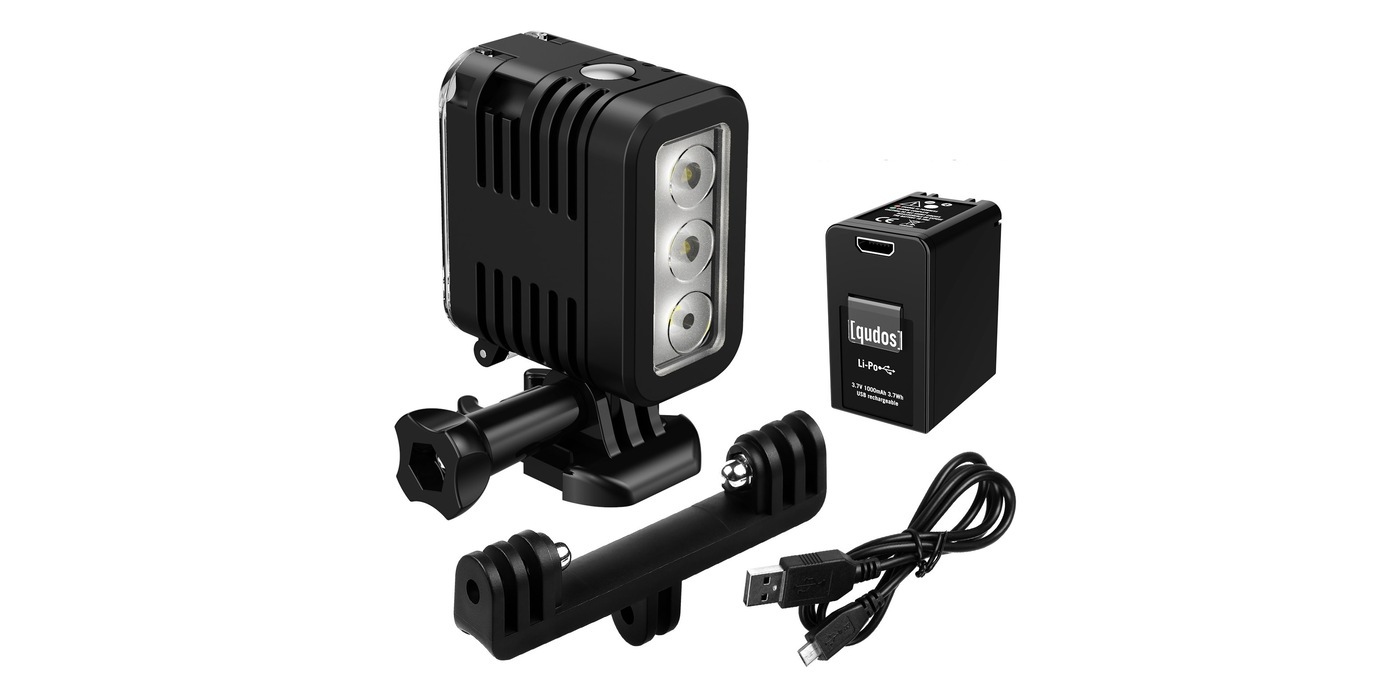 Фонарь водонепроницаемый HONGDAK LED Waterproof Video Light для экшн-камер