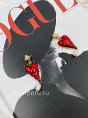 Серьги в форме 