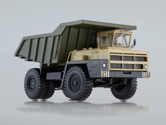 BELAZ-7522 Dump truck late beige-khaki 1:43 Dealer models BELAZ