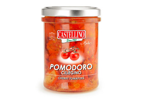Полусушёные помидоры черри в масле Castellino, 180г