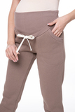 Утепленные спортивные брюки для беременных 13340 мокко