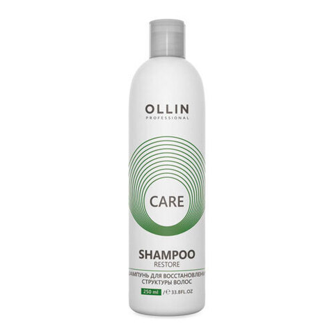 OLLIN Care Restore Shampoo - Шампунь для восстановления структуры волос