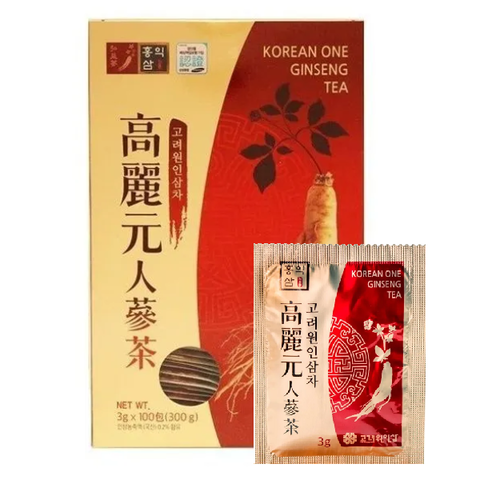 Чай с женьшенем гранулированный Korean One Ginseng Tea, 3 гр