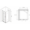 Abber Zart AG08070P-S101 Душевой уголок, 70x100x195, цвет: хром